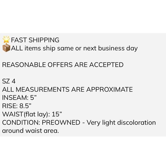 INC International Concepts Linen Shorts 4 Green Chino Cuffed Drawstring Coastal - Picture 2 of 7